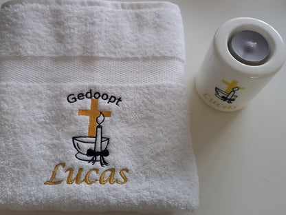 cadeau naam en datum doopfeest