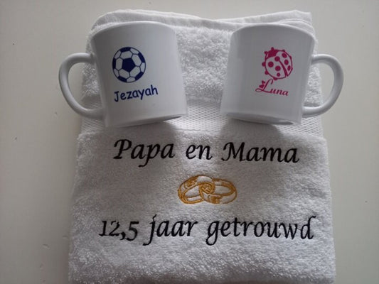 cadeau papa mama 12 5 jaar getrouwd geven