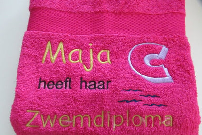 cadeau zwemdiploma voor meisje. Vandaag besteld is snel verzonden!