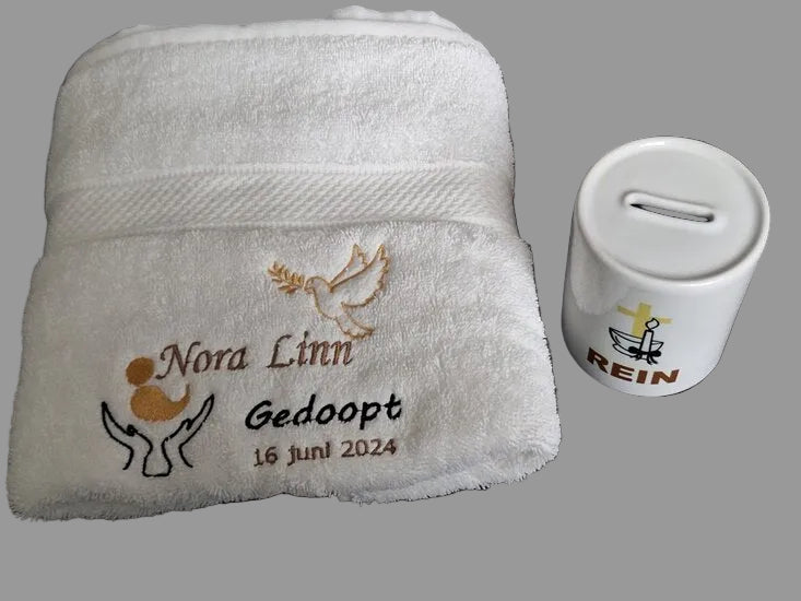 doop cadeau voor kind, maak het zelf in eigen kleur en tekst