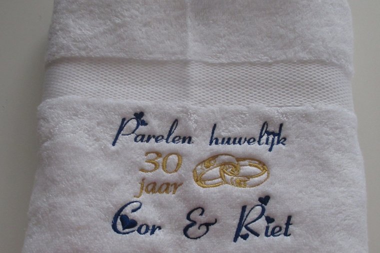 Parelen huwelijk cadeau | 30 jaar getrouwd - Gepersonaliseerd Cadeau 
