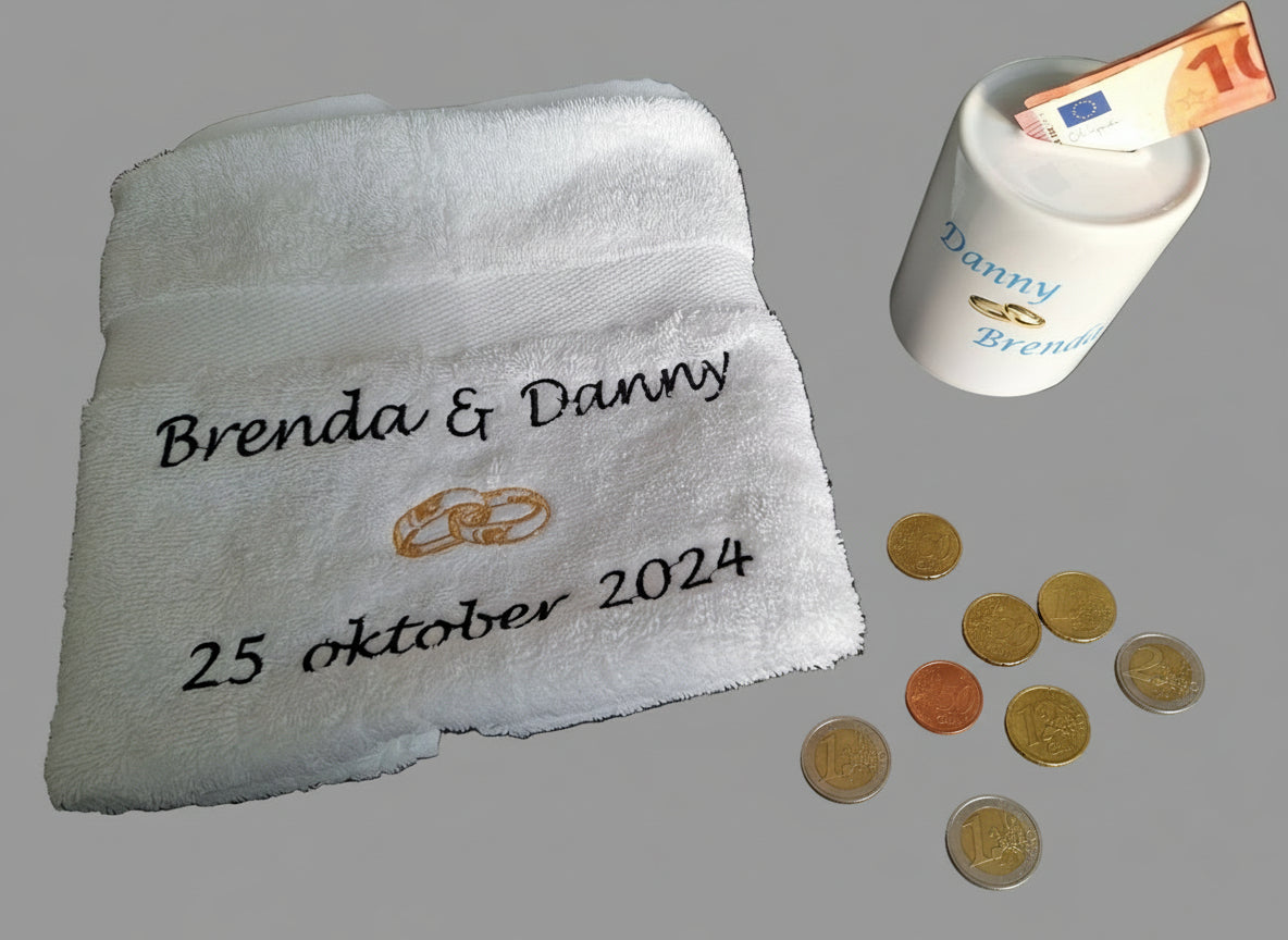 Goedkoop huwelijk cadeau ontwerpen 