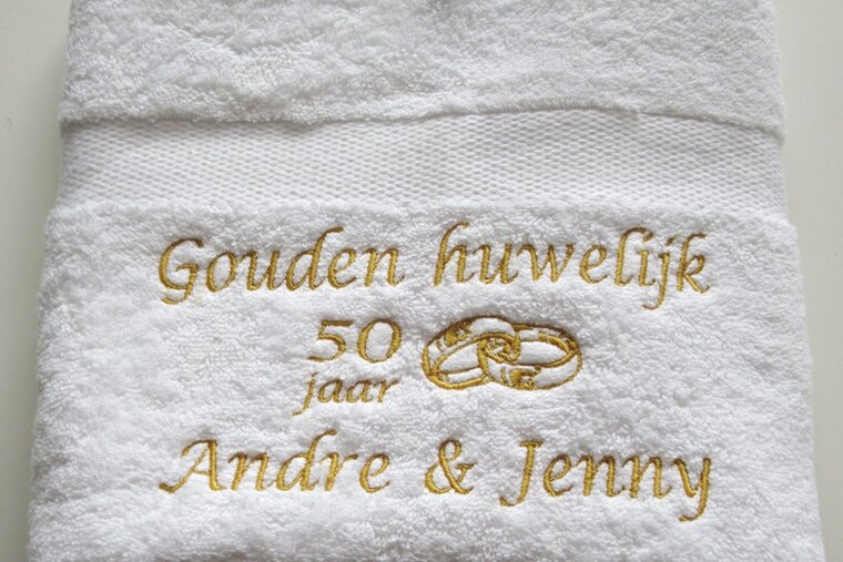 Gouden huwelijk cadeau | 50 jaar getrouwd - Gepersonaliseerd Cadeau 