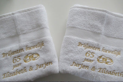 Briljanten huwelijk cadeau | 65 jaar getrouwd