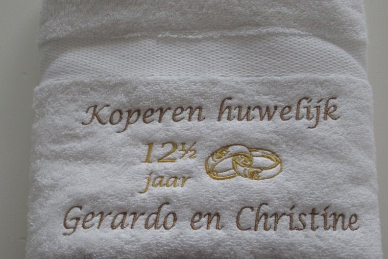 Koperen huwelijk cadeau | 12,5 jaar getrouwd 