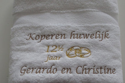 Koperen huwelijk cadeau | 12,5 jaar getrouwd 