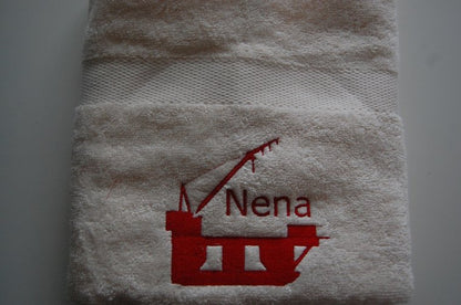 Handdoek logo - Gepersonaliseerd Cadeau - In-house Geborduurd