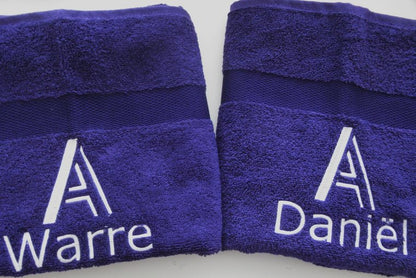 Handdoek logo - Gepersonaliseerd Cadeau - In-house Geborduurd