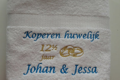 Koperen huwelijk cadeau | 12,5 jaar getrouwd 