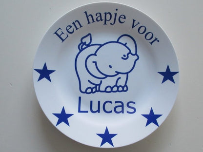 Kinderbordje met Naam en Afbeelding