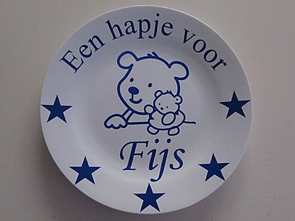 Kinderbordje met Naam en Afbeelding