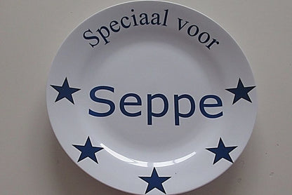 Kinderbordje met naam - Gepersonaliseerd Cadeau - In-house Geborduurd