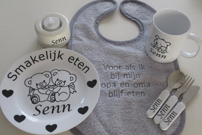 Kinderbordje met Naam en Afbeelding
