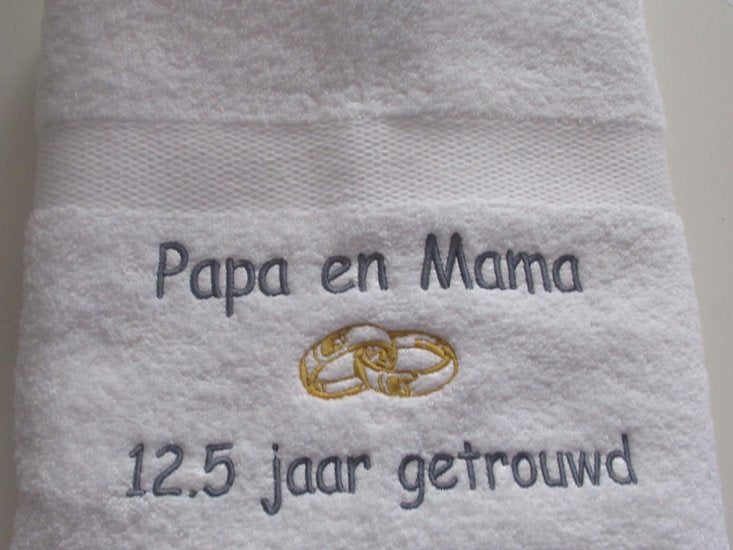 Papa en Mama 12.5 jaar getrouwd – trouwdag cadeau ouders - Klein cadeau