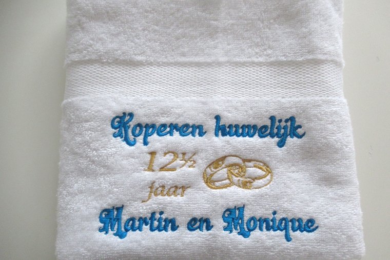 Koperen huwelijk cadeau | 12,5 jaar getrouwd 