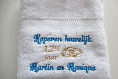 Koperen huwelijk cadeau | 12,5 jaar getrouwd 