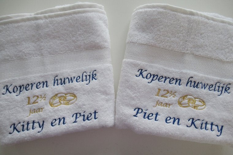 Koperen huwelijk cadeau | 12,5 jaar getrouwd 