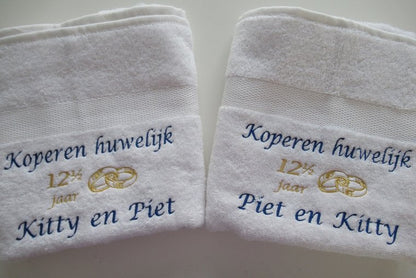 Koperen huwelijk cadeau | 12,5 jaar getrouwd 