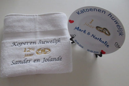 Koperen huwelijk cadeau | 12,5 jaar getrouwd 