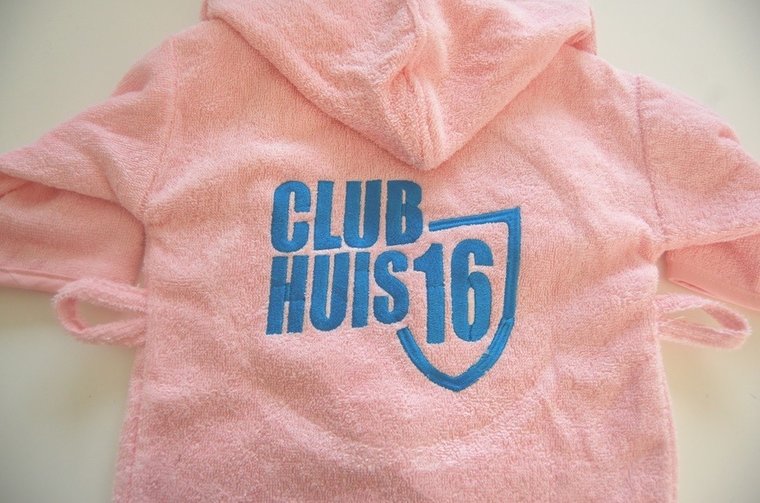 Badjas met naam en logo - Gepersonaliseerd Cadeau 