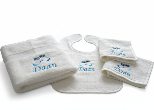 Spuugdoek met Eigen afbeelding | Geboortekaartje