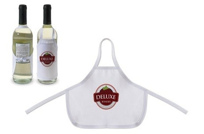 Schort met logo Keukenschort, BBQ schort, en Wijnschortjes - Gepersonaliseerd Cadeau - In-house Geborduurd