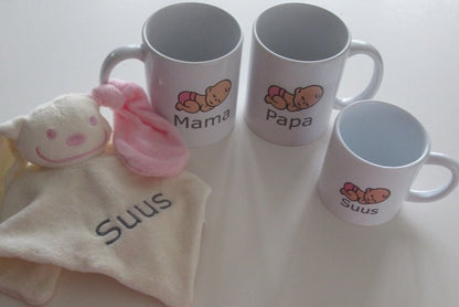 Mok voor Mama met Naam - Gepersonaliseerd Cadeau - In-house Geborduurd