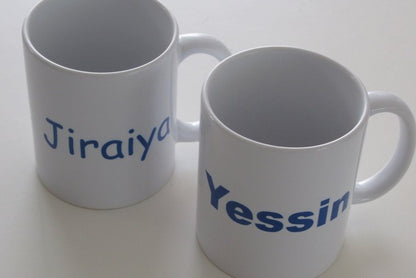 Koffiemok met Naam – Gepersonaliseerd Bedankt Cadeau - Gepersonaliseerd Cadeau - In-house Geborduurd