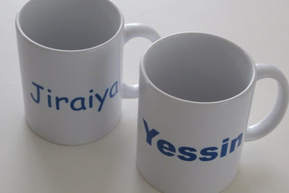 Koffiemok met Naam – Gepersonaliseerd Bedankt Cadeau - Gepersonaliseerd Cadeau - In-house Geborduurd