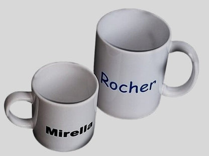 Koffiemok met Naam – Gepersonaliseerd Bedankt Cadeau - Gepersonaliseerd Cadeau - In-house Geborduurd