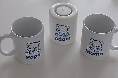 Mok voor Mama met Naam - Gepersonaliseerd Cadeau - In-house Geborduurd