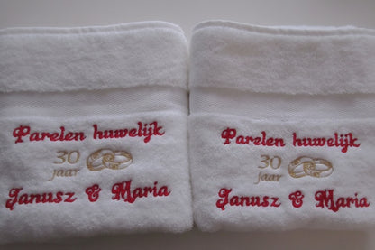 Parelen huwelijk cadeau | 30 jaar getrouwd - Gepersonaliseerd Cadeau 