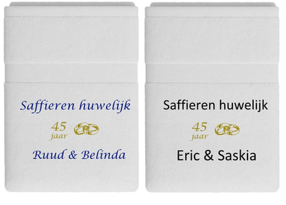 Saffieren huwelijk cadeau | 45 jaar getrouwd - 