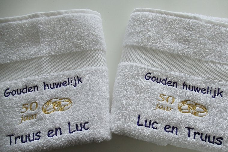 Gouden huwelijk cadeau | 50 jaar getrouwd - Gepersonaliseerd Cadeau 