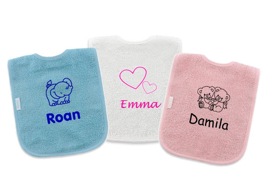 Slabber met naam en afbeelding - Gepersonaliseerd Cadeau -