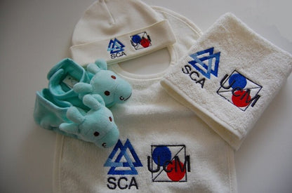 Kraammand met logo - Gepersonaliseerd Cadeau - 