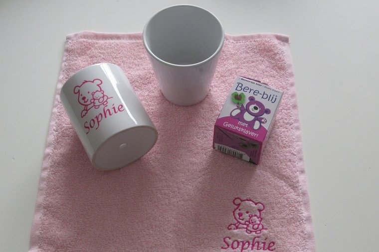 Spuugdoekjes met naam - Gepersonaliseerd Cadeau -