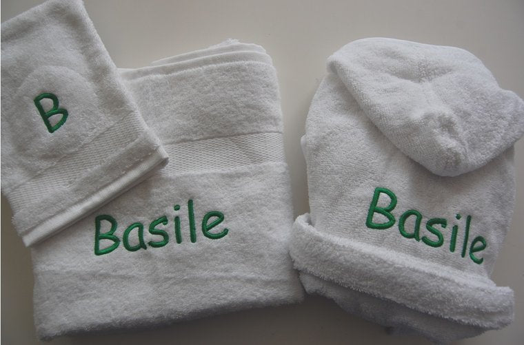 Washand met naam - Gepersonaliseerd Cadeau - In-house Geborduurd