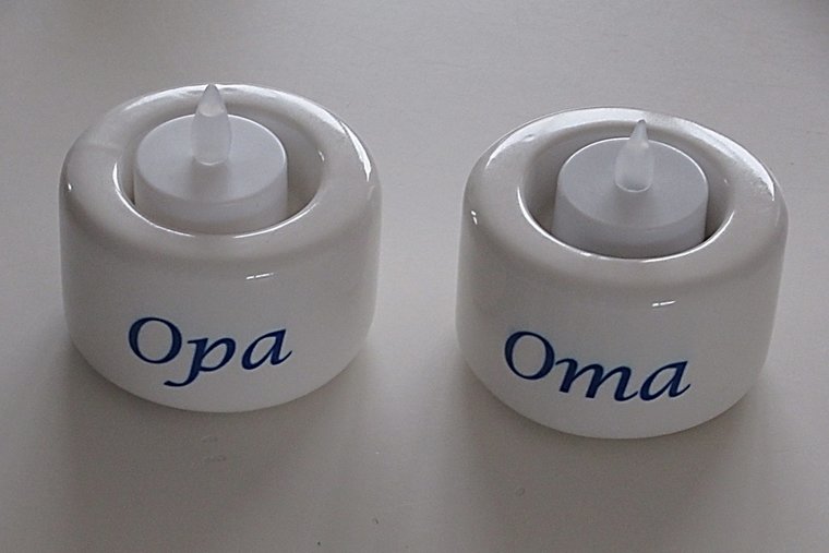 Waxinelichthouder met Naam of Tekst – Bedankt Cadeau