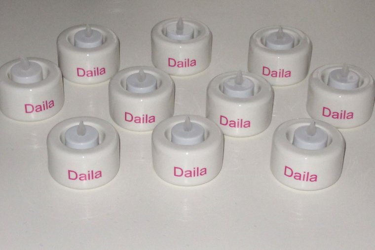 Waxinelichthouder met Naam of Tekst – Bedankt Cadeau