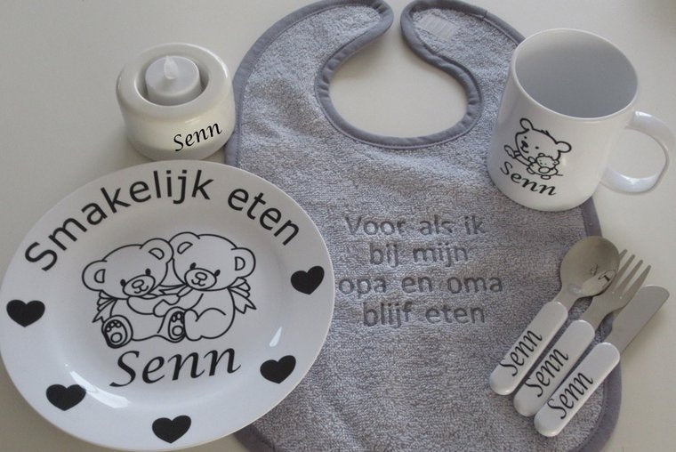 Waxinelichthouder met Naam of Tekst – Bedankt Cadeau