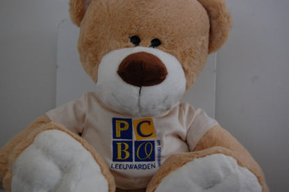 Geboortebeer met Logo - Gepersonaliseerd Cadeau - In-house Geborduurd
