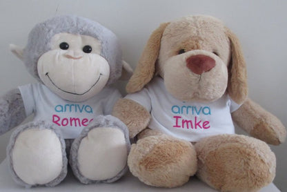 Knuffels met Logo - Gepersonaliseerd Cadeau - In-house Geborduurd