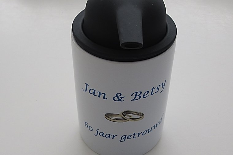Jubileum Zeeppomp met Namen - Gepersonaliseerd Cadeau - In-house Geborduurd