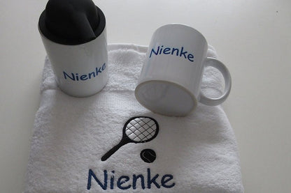 Zeeppomp met Naam en Afbeelding - Gepersonaliseerd Cadeau - In-house Geborduurd