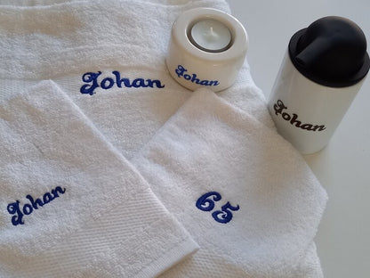 Zeeppomp met Naam en Afbeelding - Gepersonaliseerd Cadeau - In-house Geborduurd